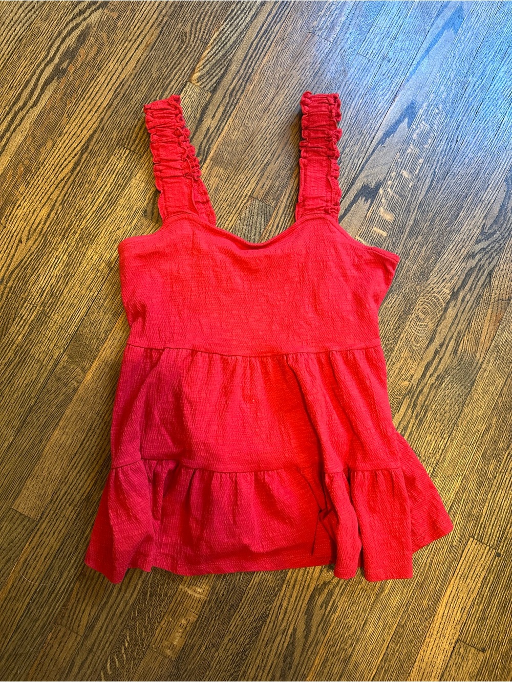 Altar'd State NWOT Red tiered tank blouse